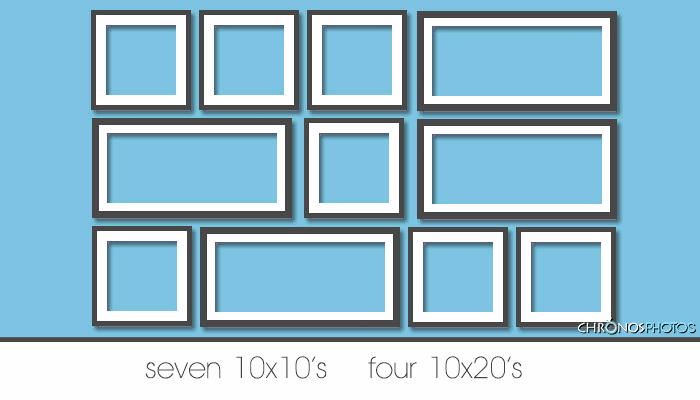 11 photos wall decoration